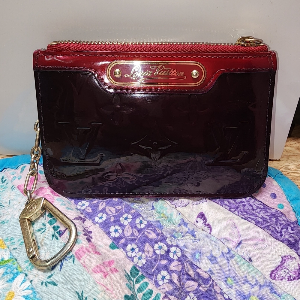 used rehabbed louis vuitton key pouch